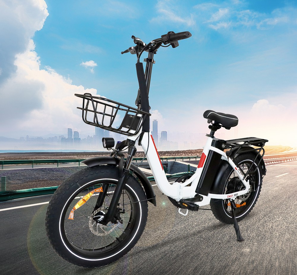 BAOLUJIE DZ2030 Electric Bike, 20*4.0inch Tire 500W Motor 48V 13Ah Removable Battery 40km/h Max Speed 35-45km Range SHIMANO 7-speed - Black