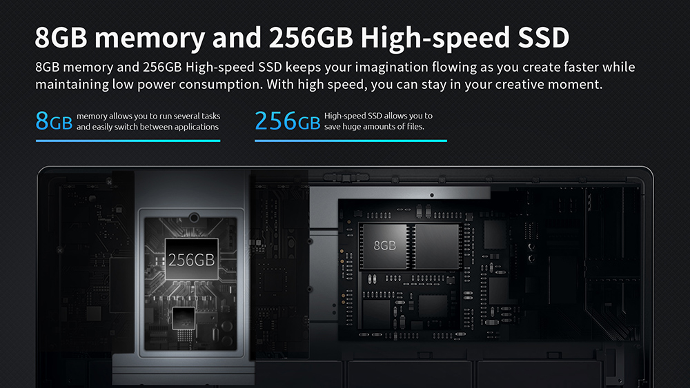 BMAX B2 Pro Mini PC, Intel N4105 Quad Core CPU Up to 2.5GHz, 8GB DDR4 256GB SSD, 4K 60Hz HDMI 2.0x2, USB 3.0x4, USB 2.0, Micro SD Card Slot, 3.5mm Audio, M.2 2280 SSD Slot, 2.4/5GHz Dual Wi-Fi, BT 5.0, RJ45 1000Mbps Ethernet, Windows 11 Pro