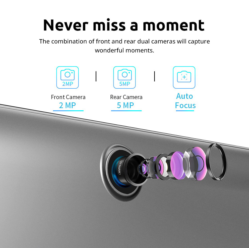 BMAX MaxPad i9 Plus Tablet, 10.1-inch 1280x800 16:10 IPS Touch Screen, RK3562 Quad Core 1.8GHz, 8GB(4GB+4GB Expand) RAM 64GB ROM, 2.4/5GHz Wi-Fi 6, BT5.0, 2MP+5MP Cameras, Type-C Micro SD 3.5mm Headset Jack, 5000mAh Battery, Android 12 Multi-language