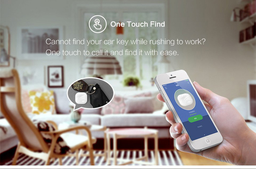 Nut Find3 Finding Tag Wireless Bluetooth Smart Tracker Anti-lost Key iTag for Bag Luggage Wallet White