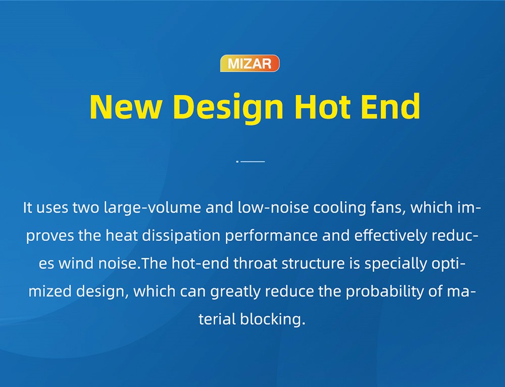 Geeetech Mizar DIY 3D Printer, Auto Leveling, Resume Print, 3.5-inch Color Touch Screen, TMC2208 Silent Drivers, 220*220*260mm