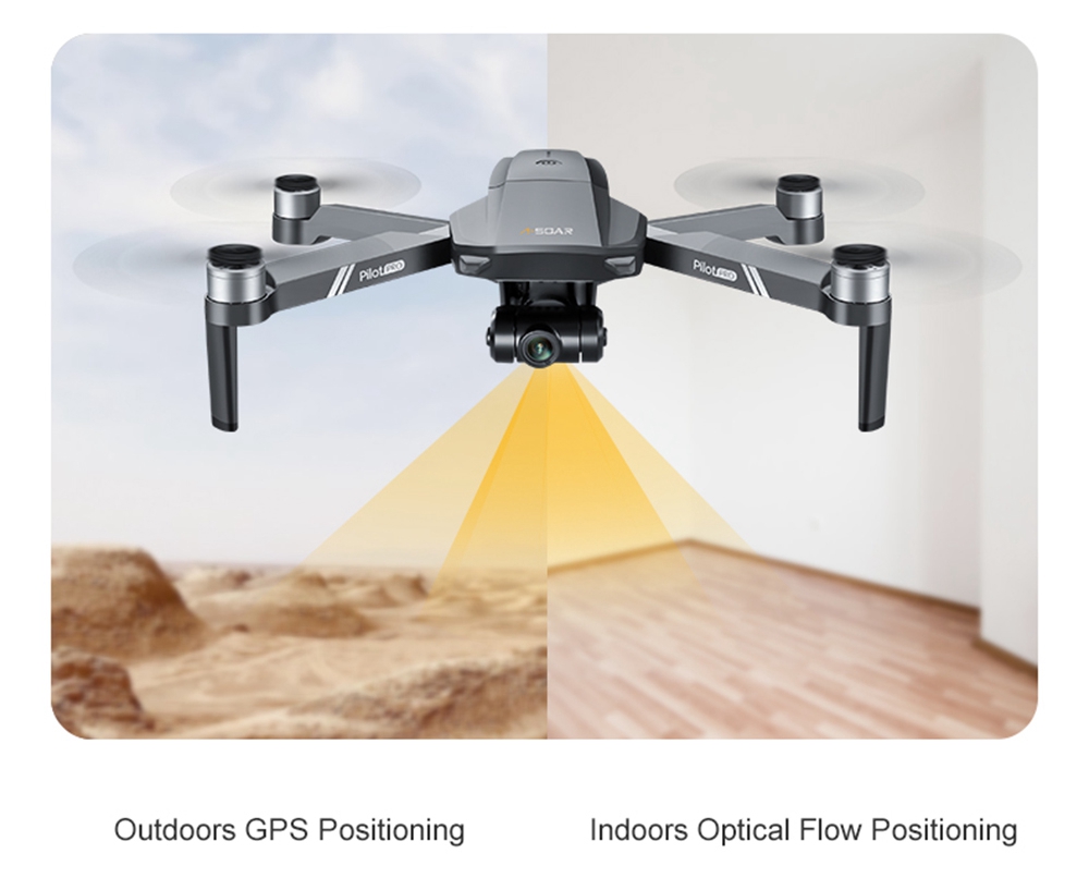 JJRC X19 4K 5G WIFI FPV GPS with Dual Camera 2-Axis EIS Gimbal 25mins Flight Time Brushless RC Drone RTF - Two Batteries
