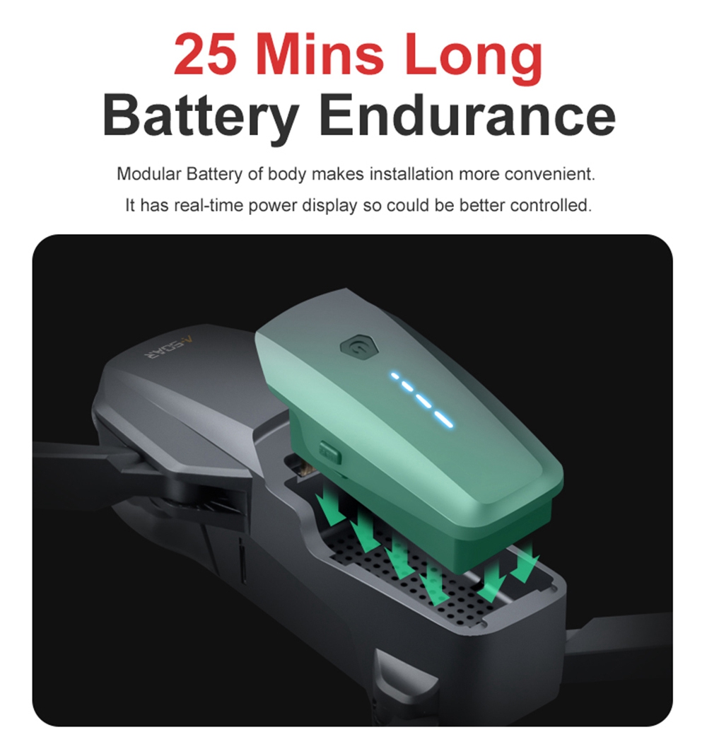 JJRC X19 4K 5G WIFI FPV GPS with Dual Camera 2-Axis EIS Gimbal 25mins Flight Time Brushless RC Drone RTF - One Battery