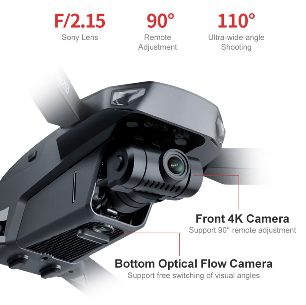 JJRC X19 4K 5G WIFI FPV GPS with Dual Camera 2-Axis EIS Gimbal 25mins Flight Time Brushless RC Drone RTF - Two Batteries