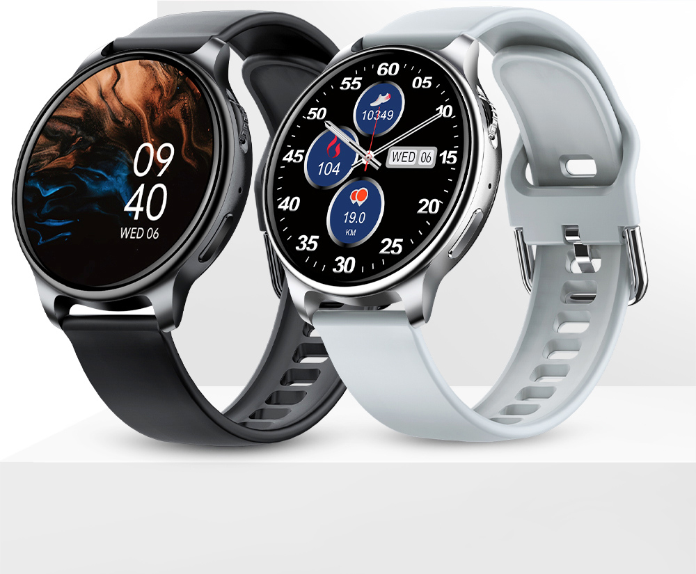 LOKMAT Time 2 Smart Watch Bluetooth Call Heart Rate Monitoring Sports Watch with Sleep Tracker for Android iOS - Blue
