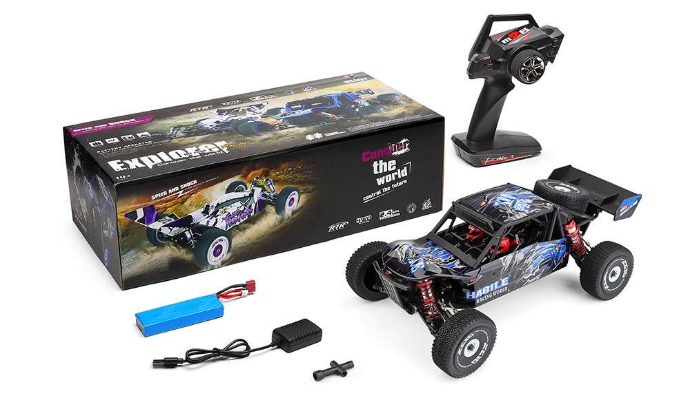 Wltoys 124018 1/12 2.4G 4WD 60km/h Metal Chassis Off-Road RC Car RTR