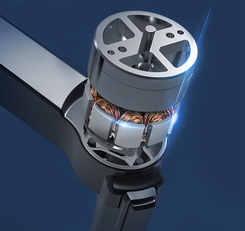 ZLL SG907 MAX 4K 5G WIFI FPV GPS Foldable RC Drone with Dual Camera 3-Axis Gimbal Optical Flow Positioning RTF - Two Batteries with Bag