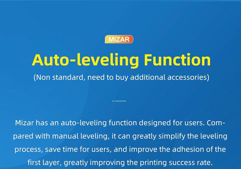 Geeetech Mizar DIY 3D Printer, Auto Leveling, Resume Print, 3.5-inch Color Touch Screen, TMC2208 Silent Drivers, 220*220*260mm