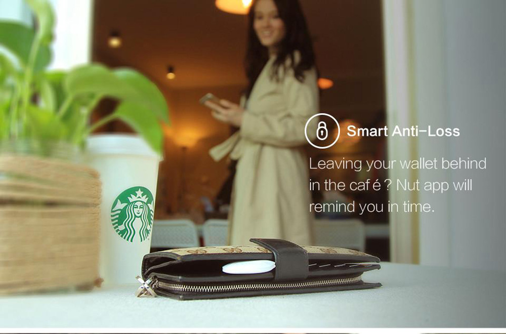 Nut Find3 Finding Tag Wireless Bluetooth Smart Tracker Anti-lost Key iTag for Bag Luggage Wallet White