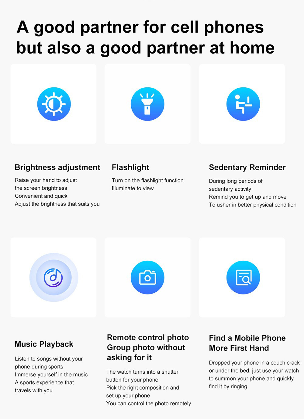 T12 Smartwatch 1.81'' Large Screen Sports Heart Rate Blood Oxygen Sleep Monitoring Bluetooth Calling - Grey