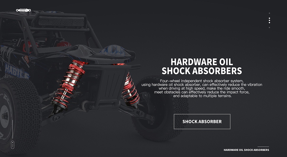 Wltoys 124018 1/12 2.4G 4WD 60km/h Metal Chassis Off-Road RC Car RTR