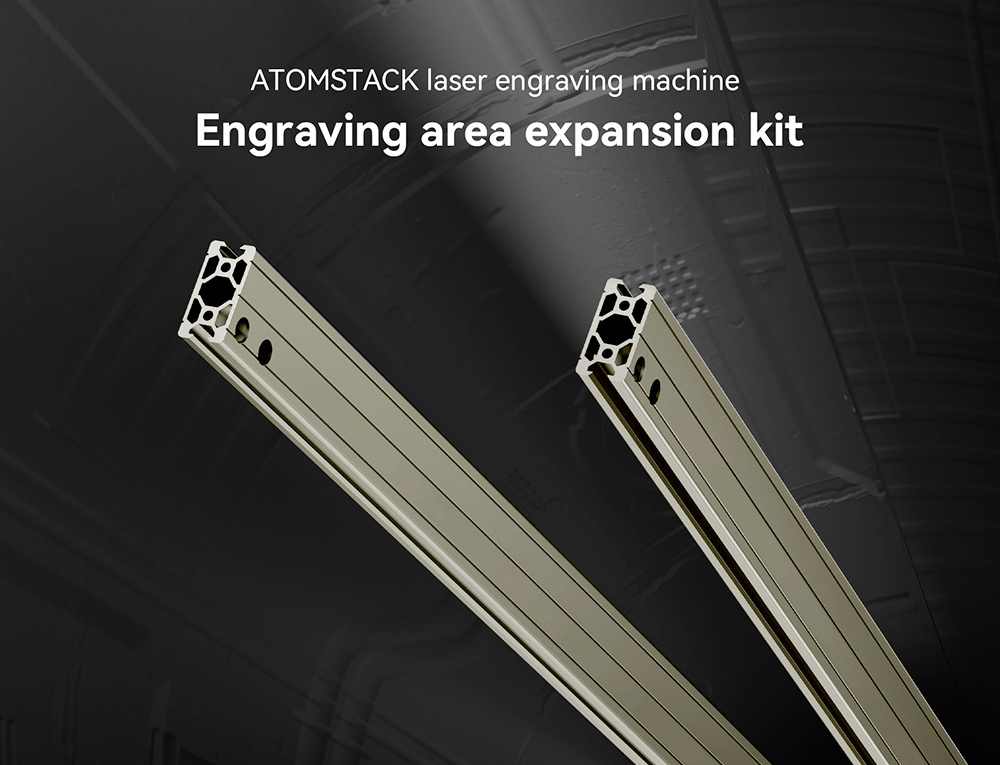 Rozširujúca súprava ATOMSTACK s osou Y pre S30 Pro/X30 Pro/A30 Pro/X20 Pro/S20 Pro/A20 Pro, rozšíriteľná na 400x850 mm