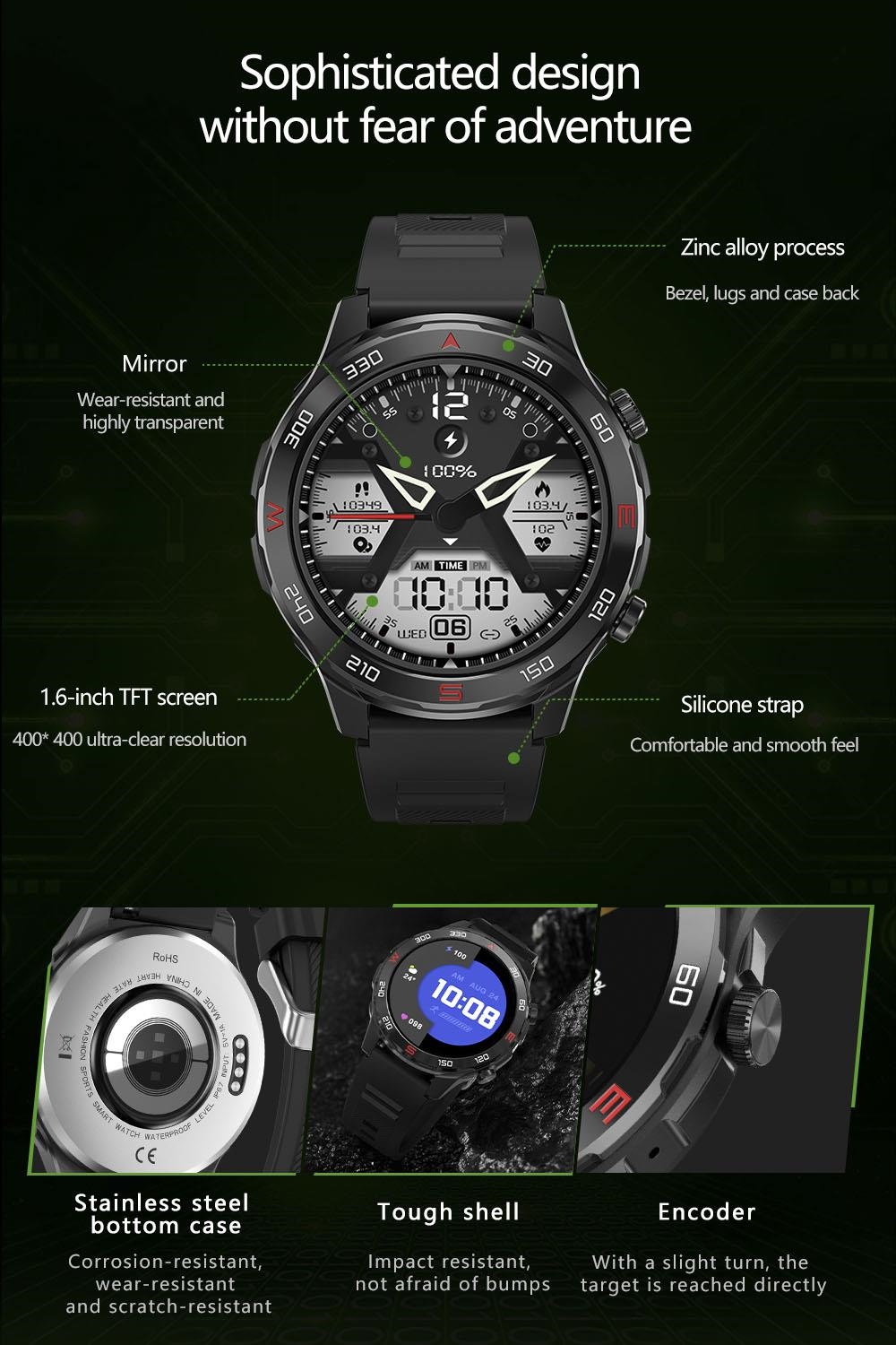 D03 Smartwatch Bluetooth Calling Sports Watch