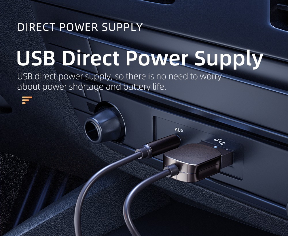 ESSAGER Bluetooth 5.0 Aux Adapter for Car