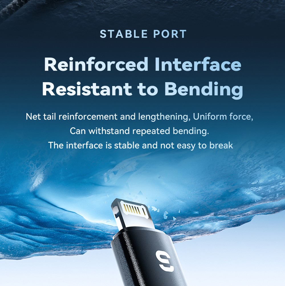 ESSAGER PD29W Fast Charging Data Cable 2m Black