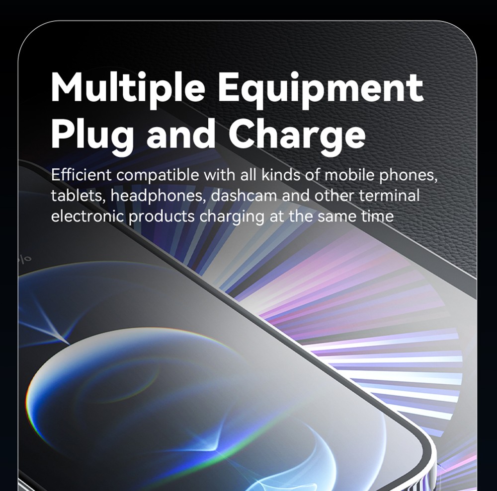 Essager 54W Car Charger, USB-A Type-C Dual Port, Support PD 3.0 / QC 3.0 / FCP / AFC Quick Charging, for iPhone Huawei Samsung Xiaomi Mobile Phones Tablets