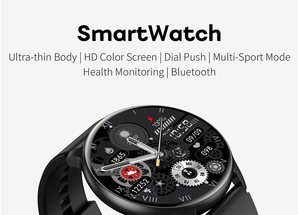 G5 Smartwatch 1.63 inch IPS Screen Waterproof Sports Watch Health Monitoring Bluetooth Calling - Pink