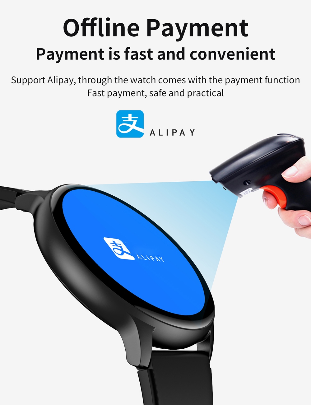 G5 Smartwatch 1.63 inch IPS Screen Waterproof Sports Watch Health Monitoring Bluetooth Calling - Pink