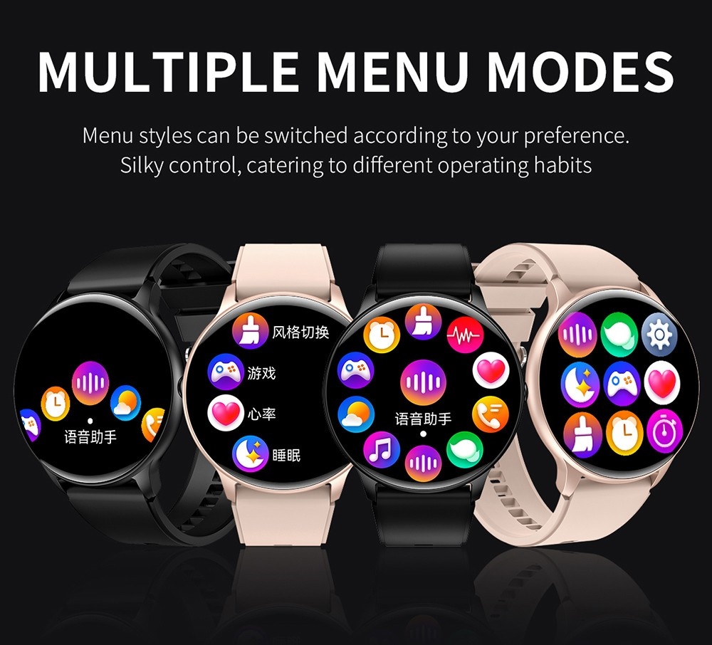 G5 Smartwatch 1.63 inch IPS Screen Waterproof Sports Watch Health Monitoring Bluetooth Calling - Pink