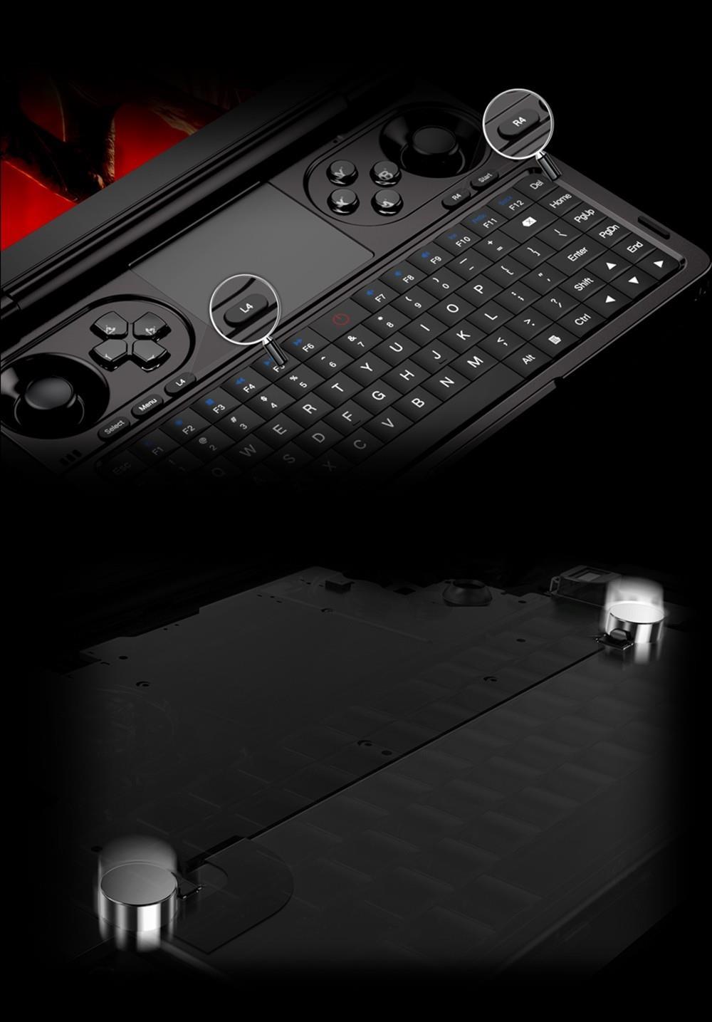 GPD WIN Mini 7-inch Handheld Gaming Console, AMD Ryzen 7 7840U, 120Hz Refresh Rate, 64GB RAM 2TB SSD, Full-Featured Type-C 65W Charging, Support Graphics Card Expansion Dock & USB4, Backlit Keyboard, 1*Oculink Port 1*microSD Card Reader - US Plug