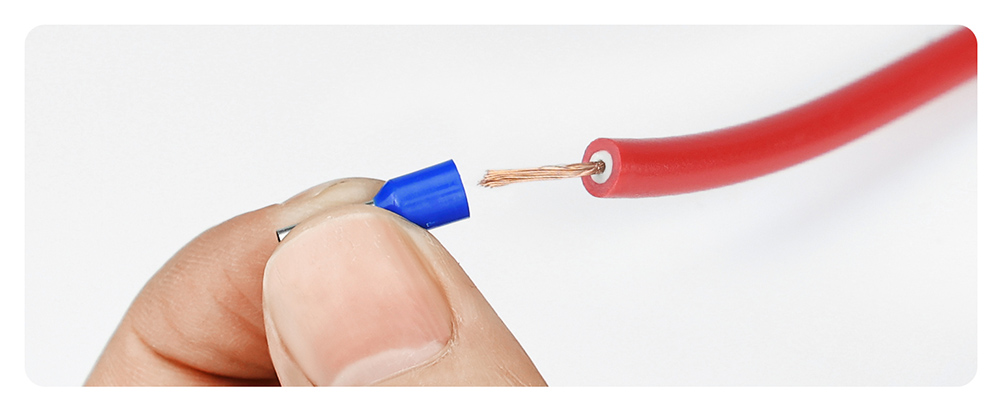 KAIWEETS KDC01 Wire Crimping Tools Set, AWG 23-7 Self-Adjustable, with 1200pcs Wire Terminals