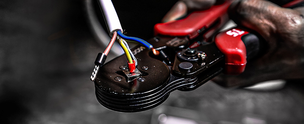 KAIWEETS KDC01 Wire Crimping Tools Set, AWG 23-7 Self-Adjustable, with 1200pcs Wire Terminals