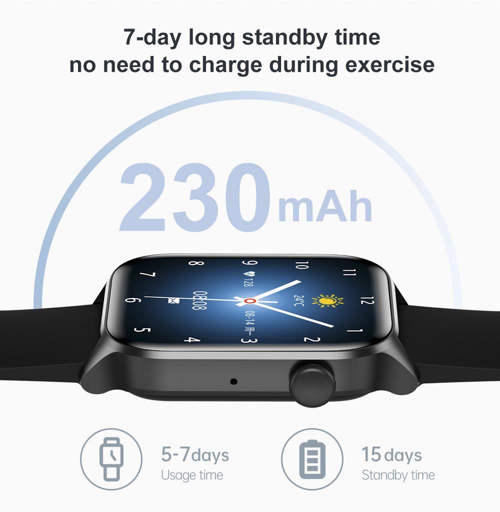 T12 Pro Smartwatch Health Monitoring Bracelet - Pink