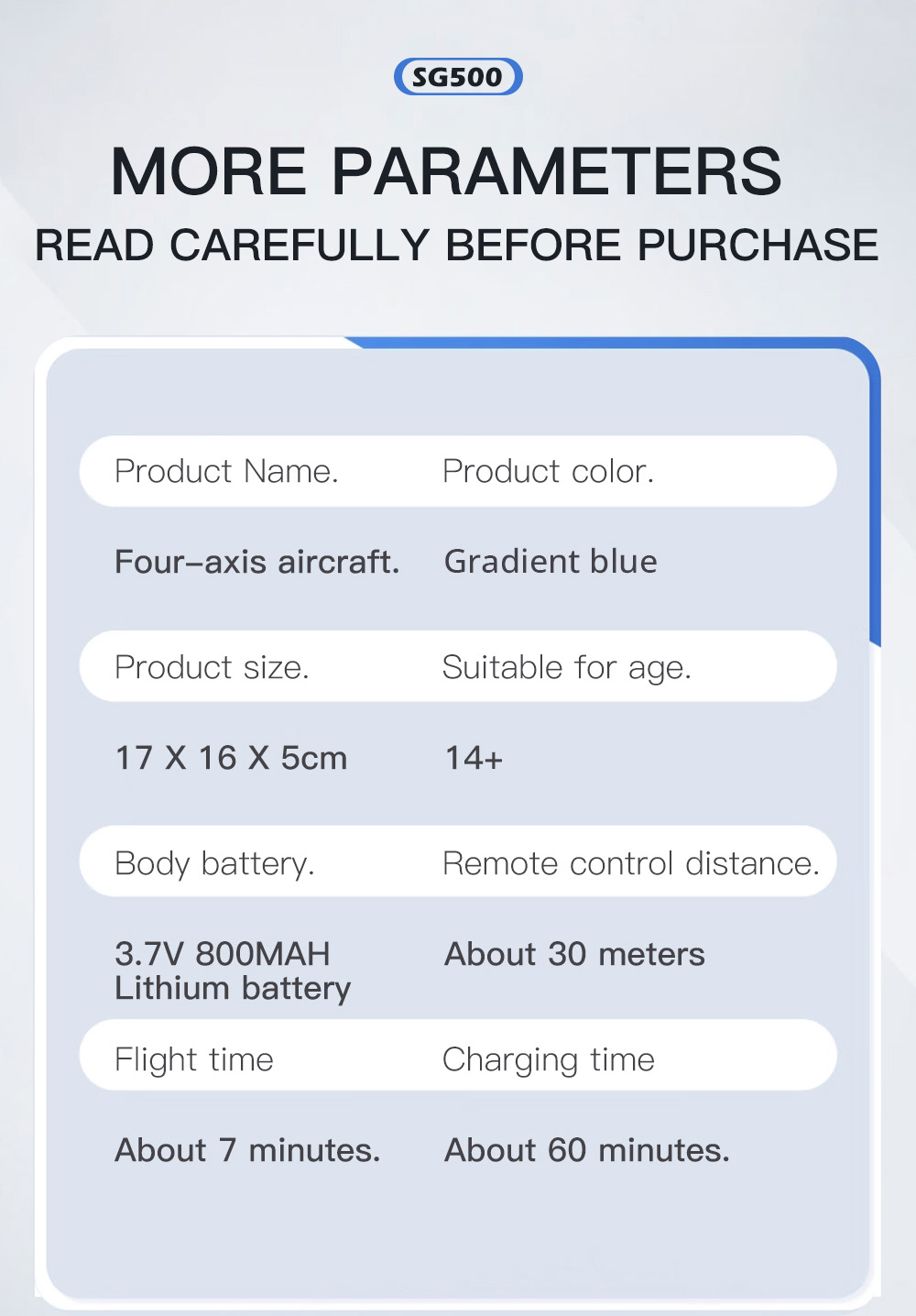 ZLL SG500 Max RC Drone with HD Camera 360&deg; Tumble Intelligent Hover Headless Mode - 3 Batteries