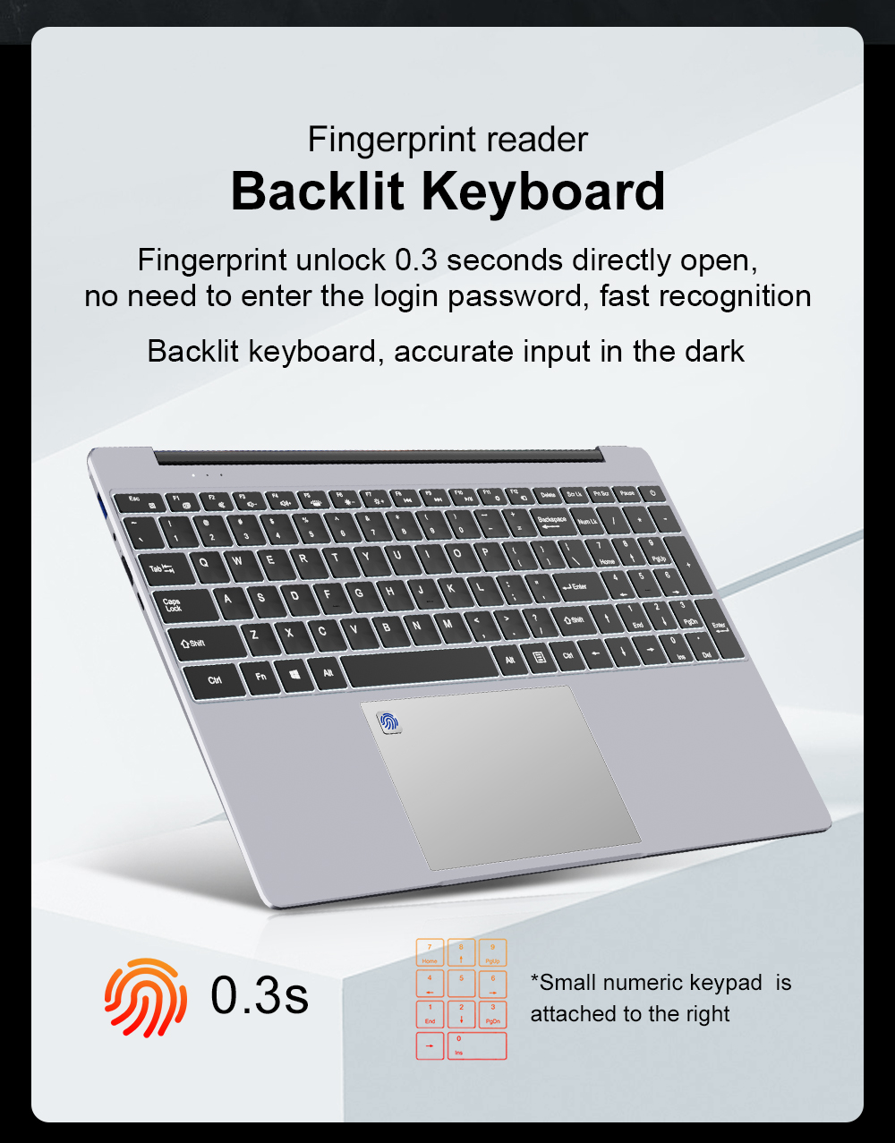 Ninkear A15 Plus 15.6-inch Laptop, AMD Ryzen7 5700U 8 Cores 4.3GHz, 1920x1080 IPS FHD Screen, 32GB DDR4 RAM 1TB SSD, WiFi 6.0 Bluetooth 4.0, 9000mAh, Full-featured Type-C, Fingerprint Backlit Keyboard, USB3.0*2 HDMI*1 Micro SD Card Reader *1