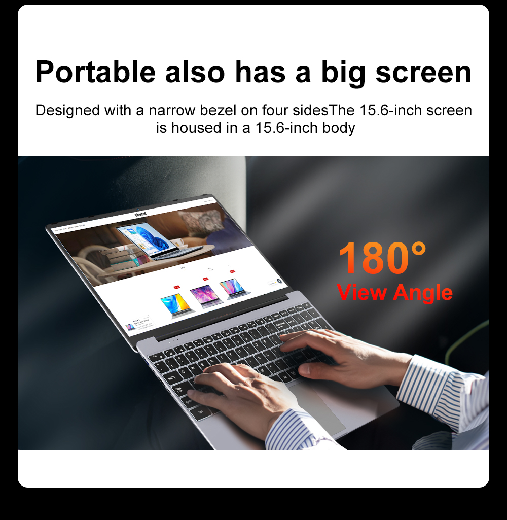 Ninkear A15 Plus 15.6-inch Laptop, AMD Ryzen7 5700U 8 Cores 4.3GHz, 1920x1080 IPS FHD Screen, 32GB DDR4 RAM 1TB SSD, WiFi 6.0 Bluetooth 4.0, 9000mAh, Full-featured Type-C, Fingerprint Backlit Keyboard, USB3.0*2 HDMI*1 Micro SD Card Reader *1