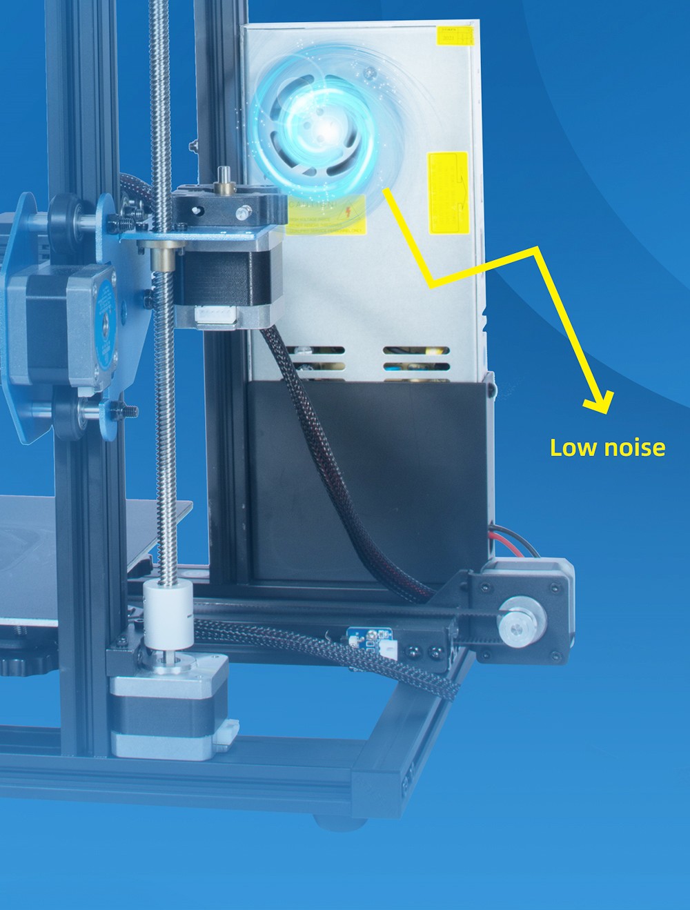 Geeetech Mizar DIY 3D Printer, Auto Leveling, Resume Print, 3.5-inch Color Touch Screen, TMC2208 Silent Drivers, 220*220*260mm