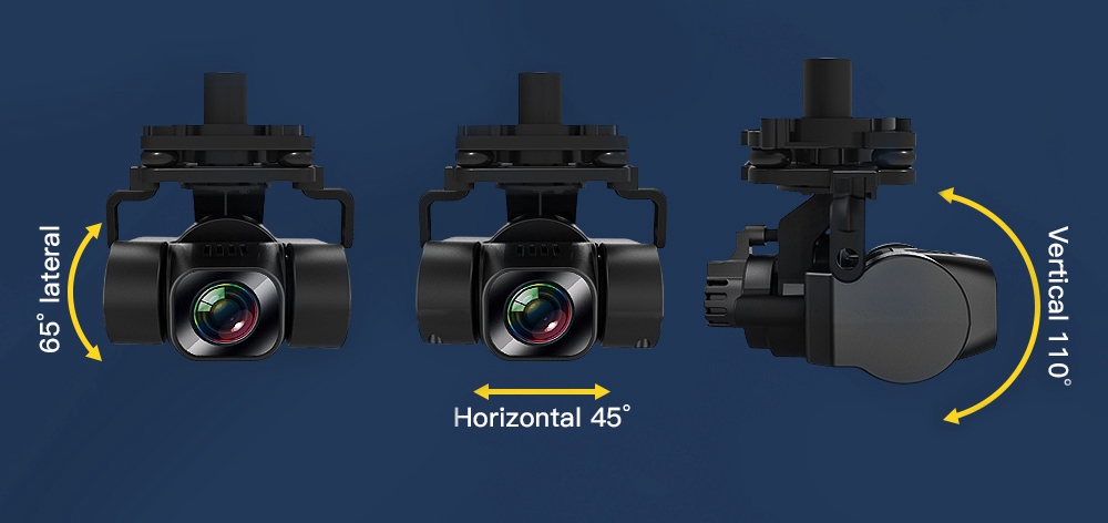 ZLL SG907 MAX 4K 5G WIFI FPV GPS Foldable RC Drone with Dual Camera 3-Axis Gimbal Optical Flow Positioning RTF - Two Batteries with Bag