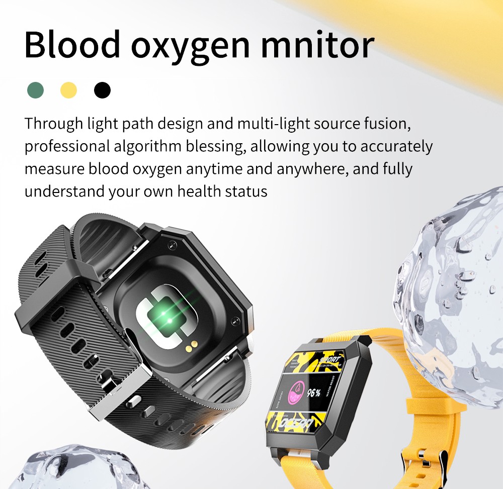 LOKMAT Ocean 2 Sport Smart Watch Fitness Tracker Anti-fatigue Heart Rate Clock for Android4.4 and iOS8.0 Green