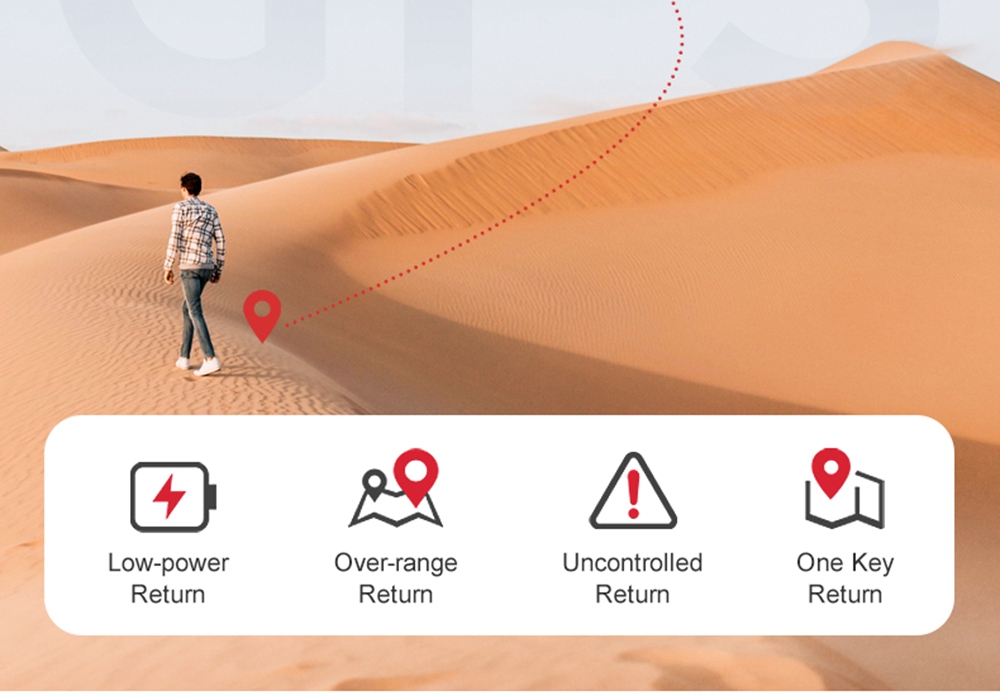 JJRC X19 4K 5G WIFI FPV GPS with Dual Camera 2-Axis EIS Gimbal 25mins Flight Time Brushless RC Drone RTF - One Battery