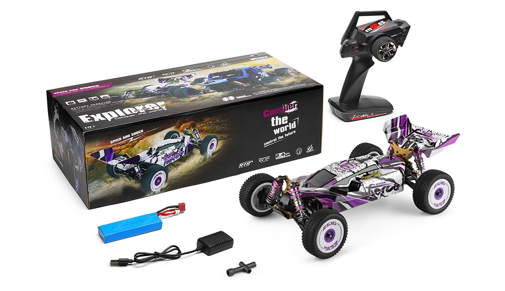 Wltoys 124019 1/12 2.4G 4WD 60km/h Metal Chassis Off-Road RC Car RTR