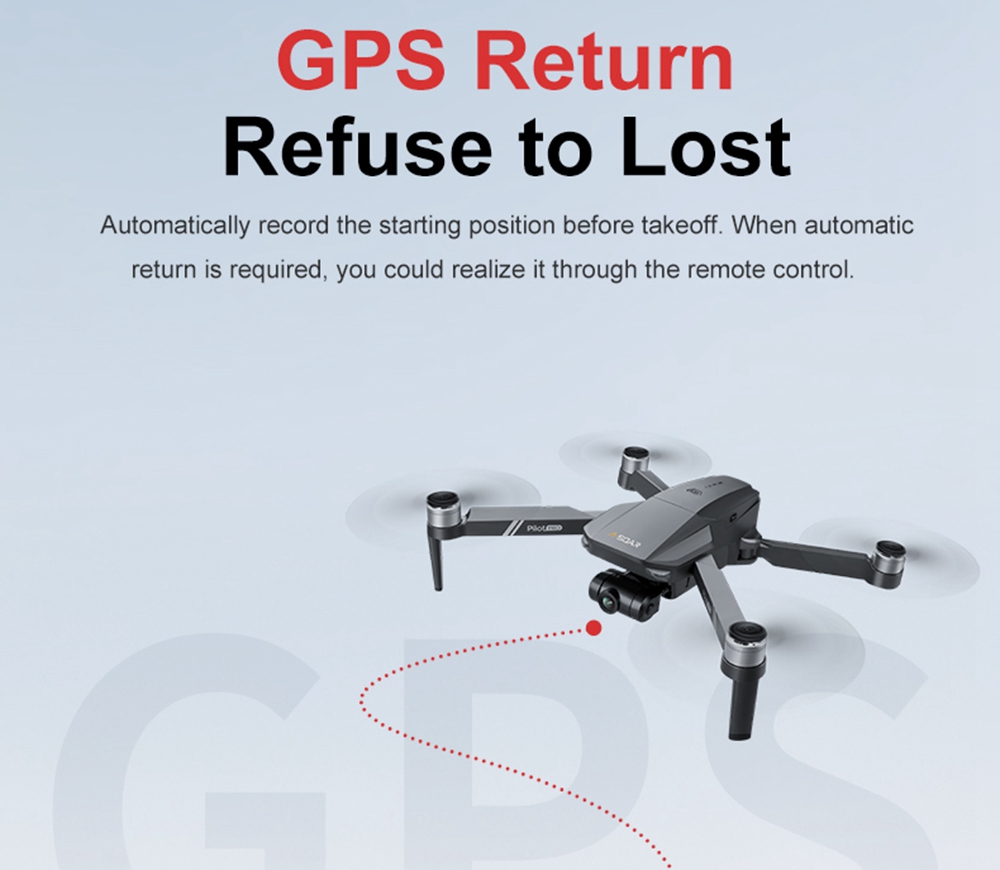 JJRC X19 4K 5G WIFI FPV GPS with Dual Camera 2-Axis EIS Gimbal 25mins Flight Time Brushless RC Drone RTF - One Battery