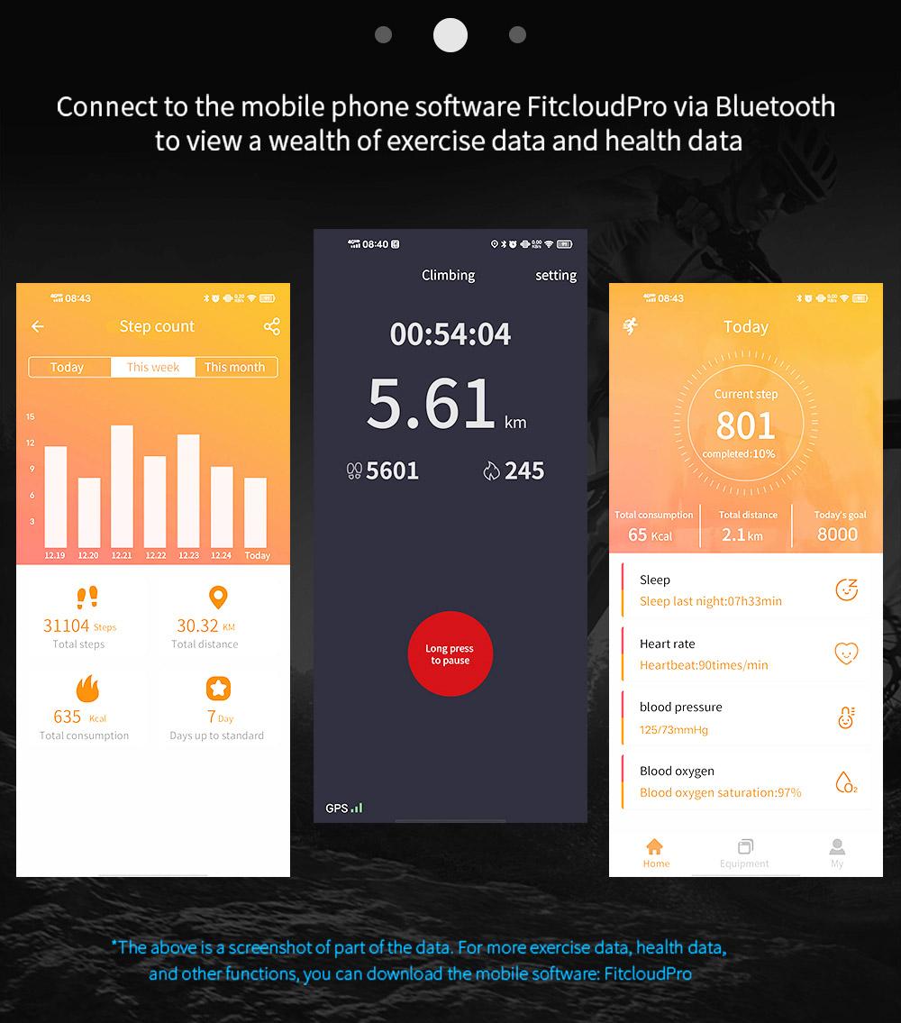 LOKMAT Time 2 Smart Watch Bluetooth Call Heart Rate Monitoring Sports Watch with Sleep Tracker for Android iOS Rose - Gold