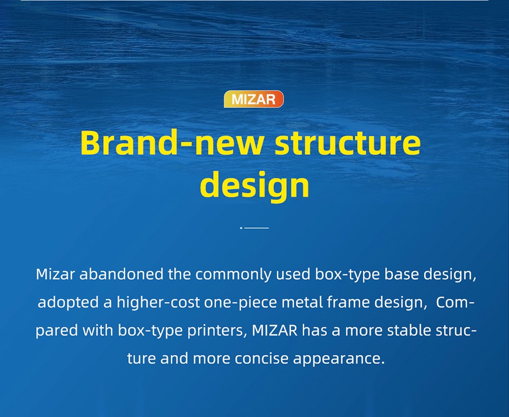 Geeetech Mizar DIY 3D Printer, Auto Leveling, Resume Print, 3.5-inch Color Touch Screen, TMC2208 Silent Drivers, 220*220*260mm