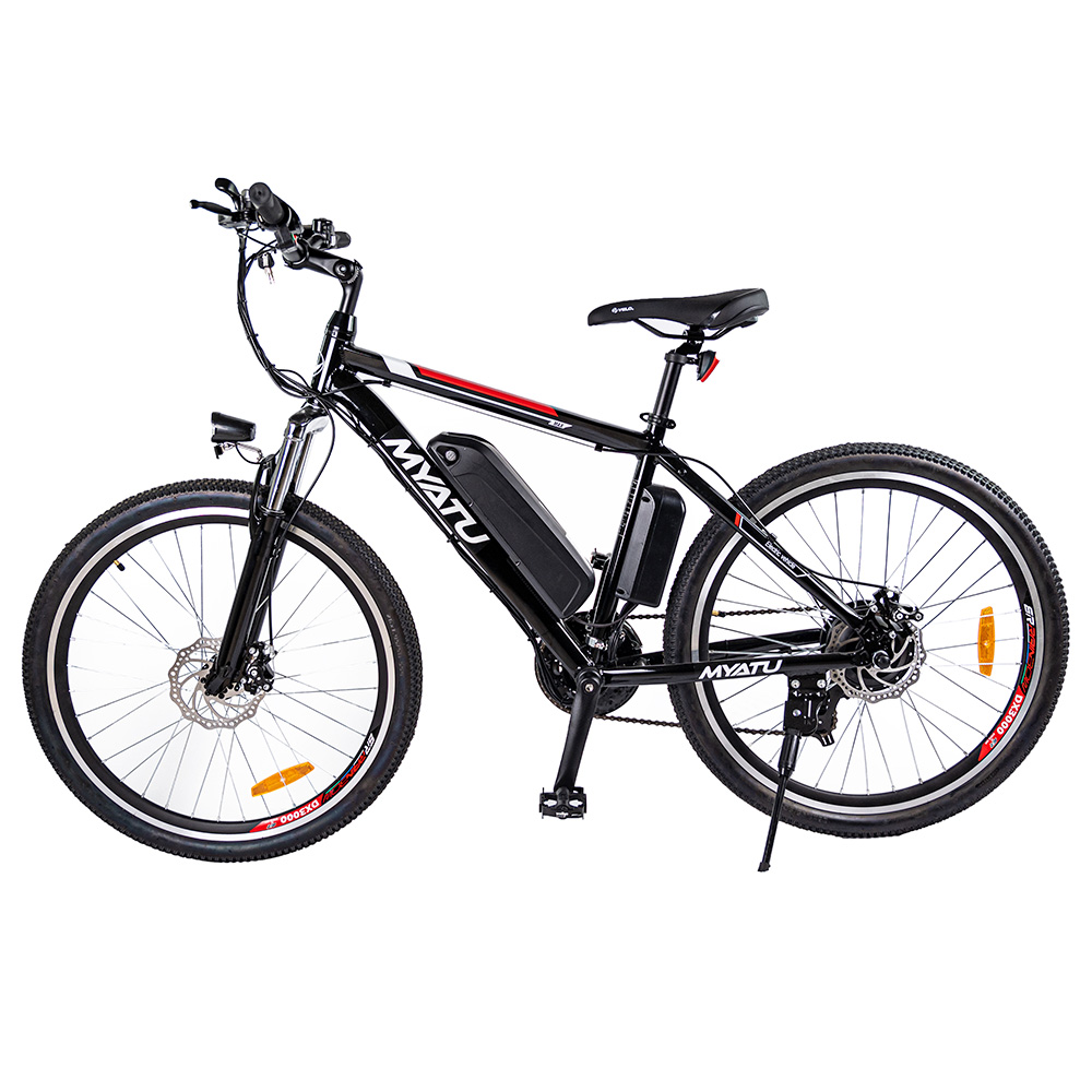 Elektrobicykel Myatu M0126 Spoked Wheel Electric Bike, 250W Motor 36V 12.5Ah batéria Max. rýchlosť 25km/h Max. dojazd 50mil Shimano 21 rýchlostí