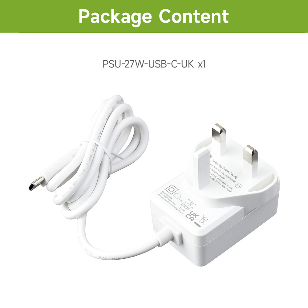 Raspberry Pi 27W USB-C Power Supply - White - Pixel Electric Company ...