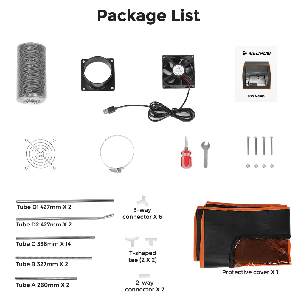 Mecpow FC1 Lasergravierergeh&auml;use 700x700x460mm