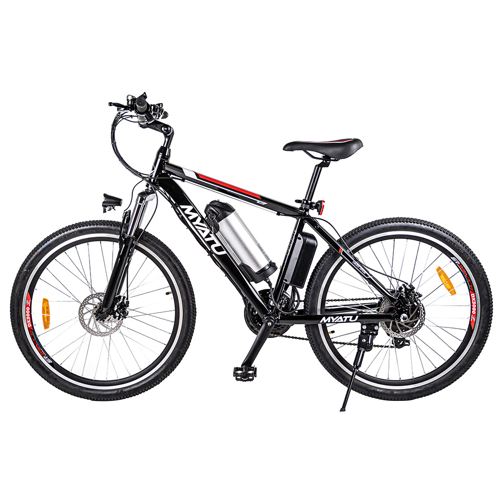 Myatu M0126 Elektrický bicykel, 26-palcové pneumatiky 250W motor 36V 10.4Ah batéria 25km/h Max. rýchlosť 60km dojazd Shimano 21 rýchlostí
