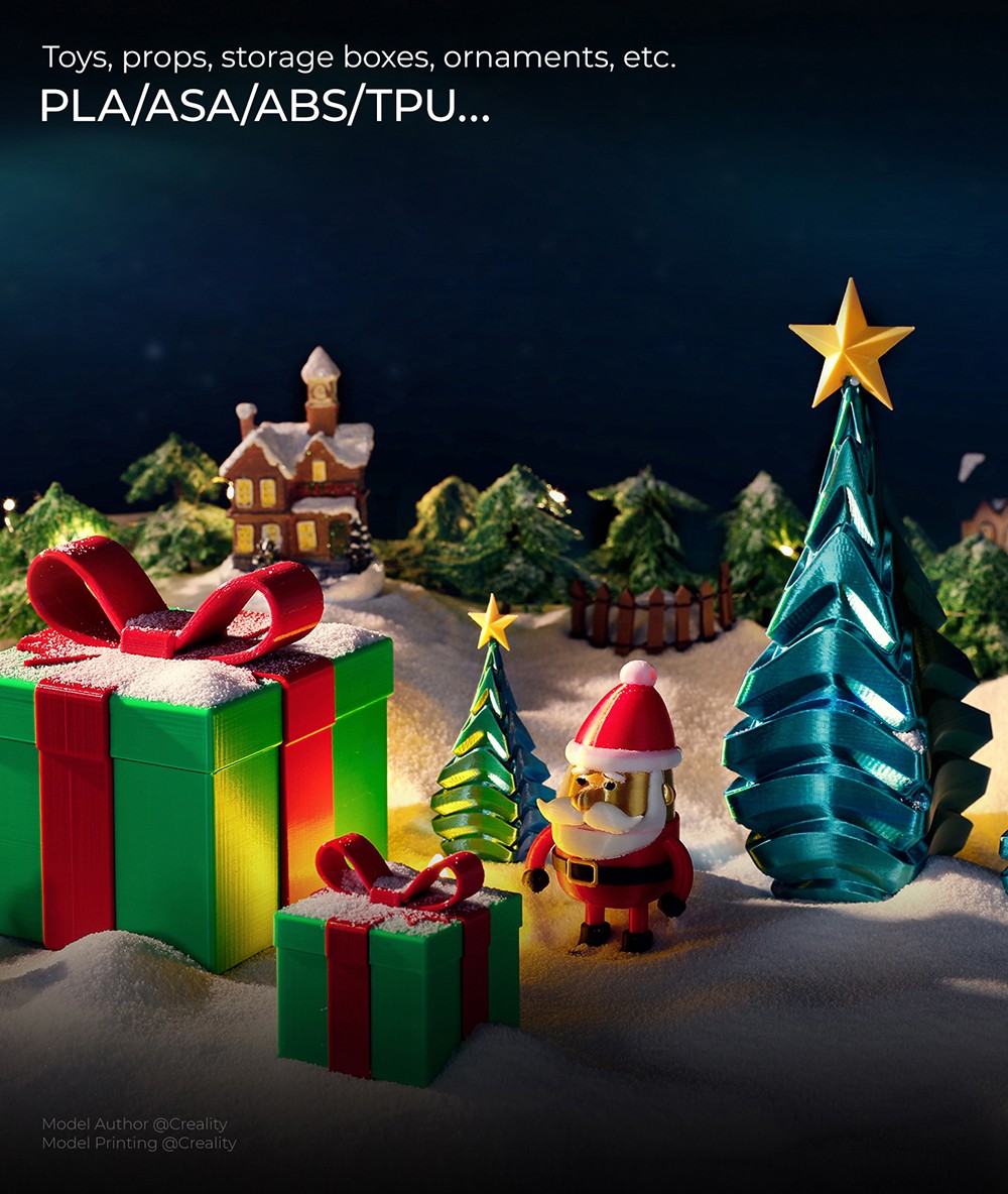 Creality K1C 3D Printer, 600mm/s Max Speed, Auto Leveling, AI Camera, Quick Swap Nozzle, All Metal Extruder, Prints Carbon Fiber, Air Filter and Silent Mode