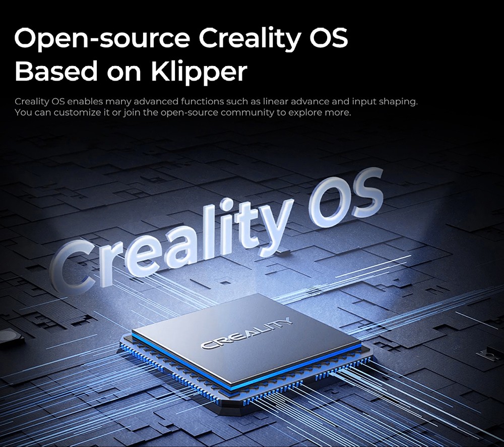 Creality K1C 3D Printer, 600mm/s Max Speed, Auto Leveling, AI Camera, Quick Swap Nozzle, All Metal Extruder, Prints Carbon Fiber, Air Filter and Silent Mode