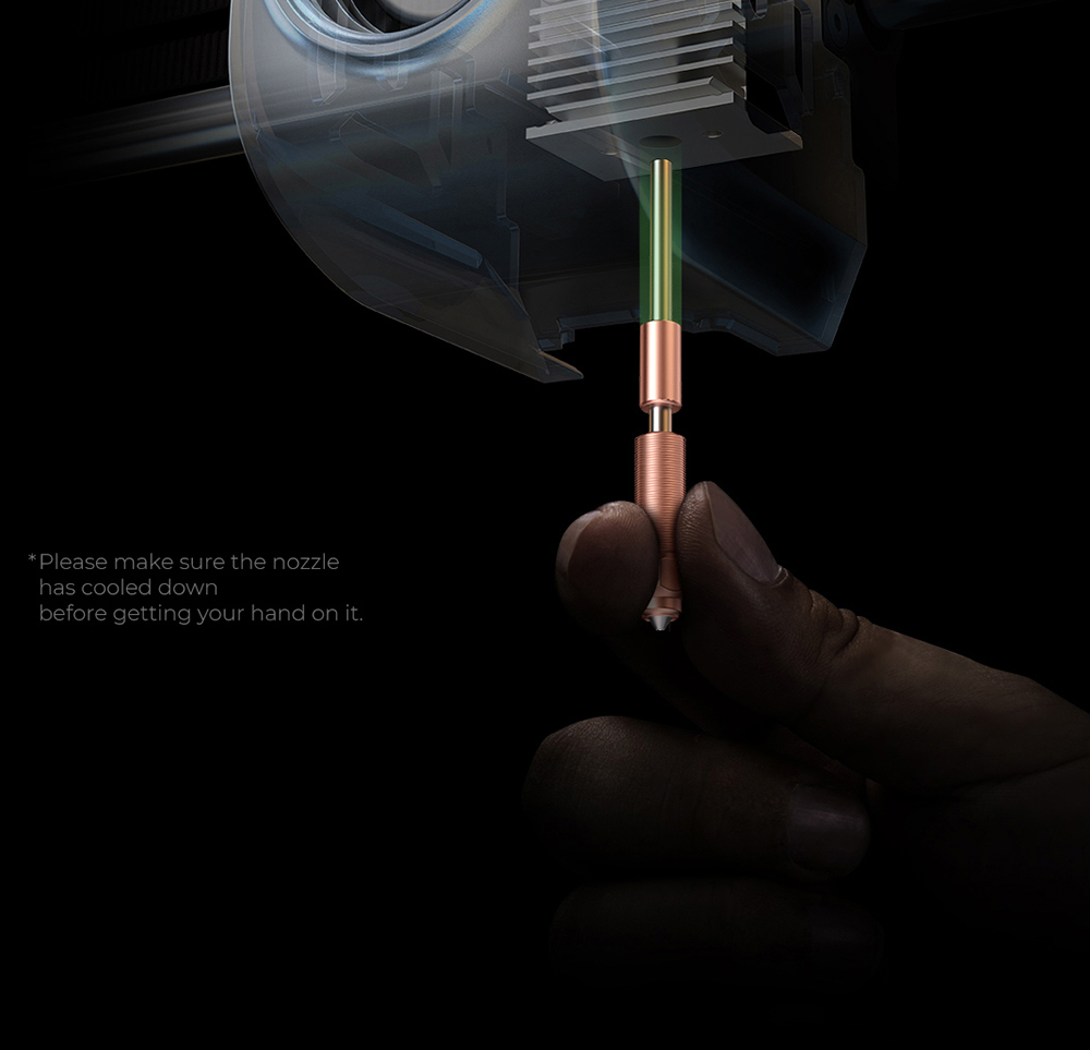 Creality K1C 3D Printer, 600mm/s Max Speed, Auto Leveling, AI Camera, Quick Swap Nozzle, All Metal Extruder, Prints Carbon Fiber, Air Filter and Silent Mode