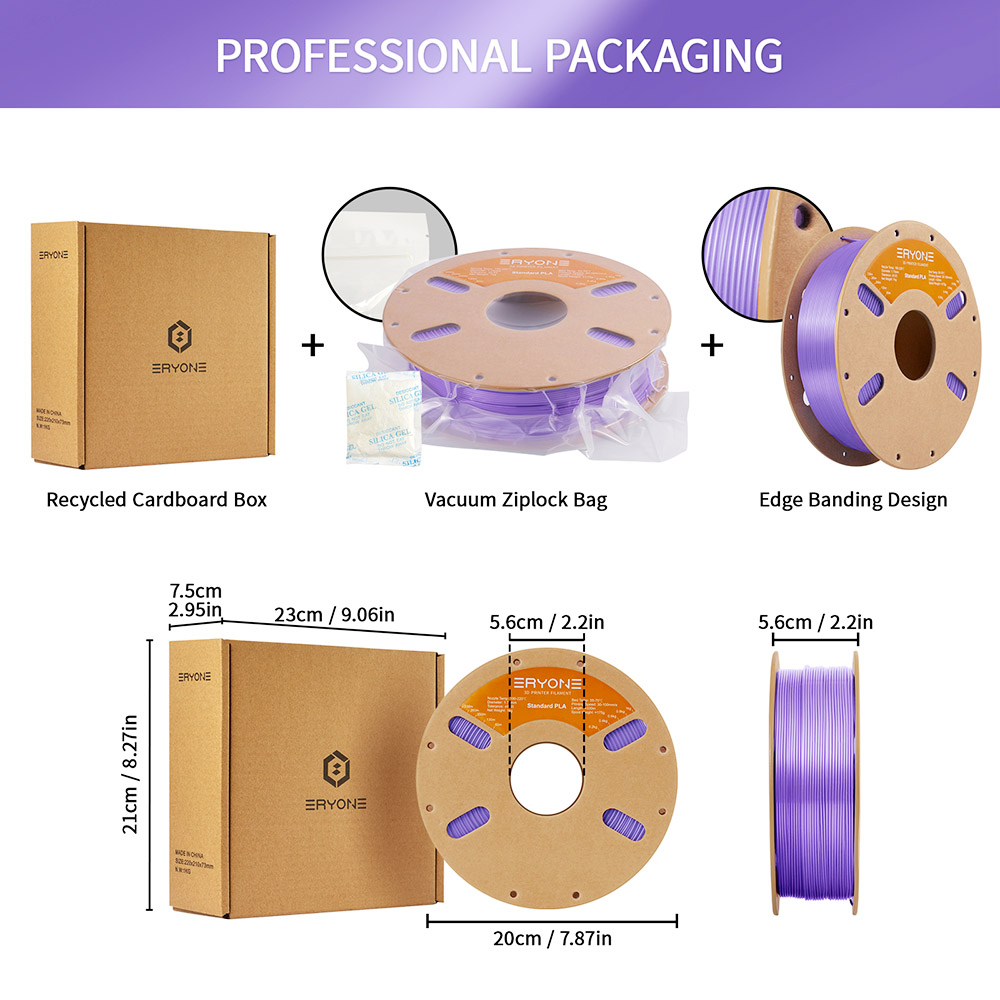 Eryone Standard PLA Filament 1kg - Lavender Purple