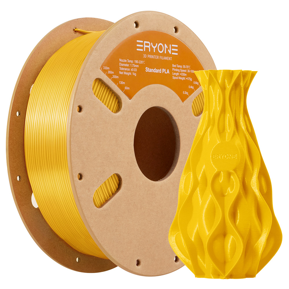 Eryone Standard PLA Filament 1kg - Mango Yellow