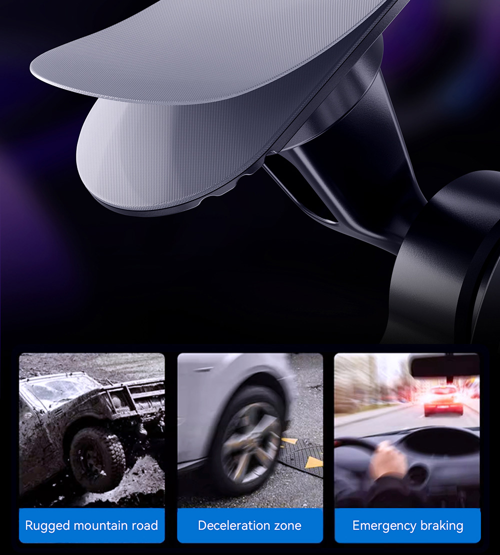 ESSAGER 15W RGB Magnetic Wireless Charger Car Holder, for iPhone 15 14 Pro Max Samsung Xiaomi Smartphone