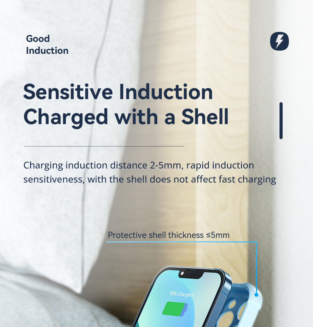 ESSAGER 4 in 1 Desktop Wireless Charger Phone Stand, PD 15W Fast Charging, for iPhone 15 / Huawei / Samsung / Apple Watch Pencil / Airpods