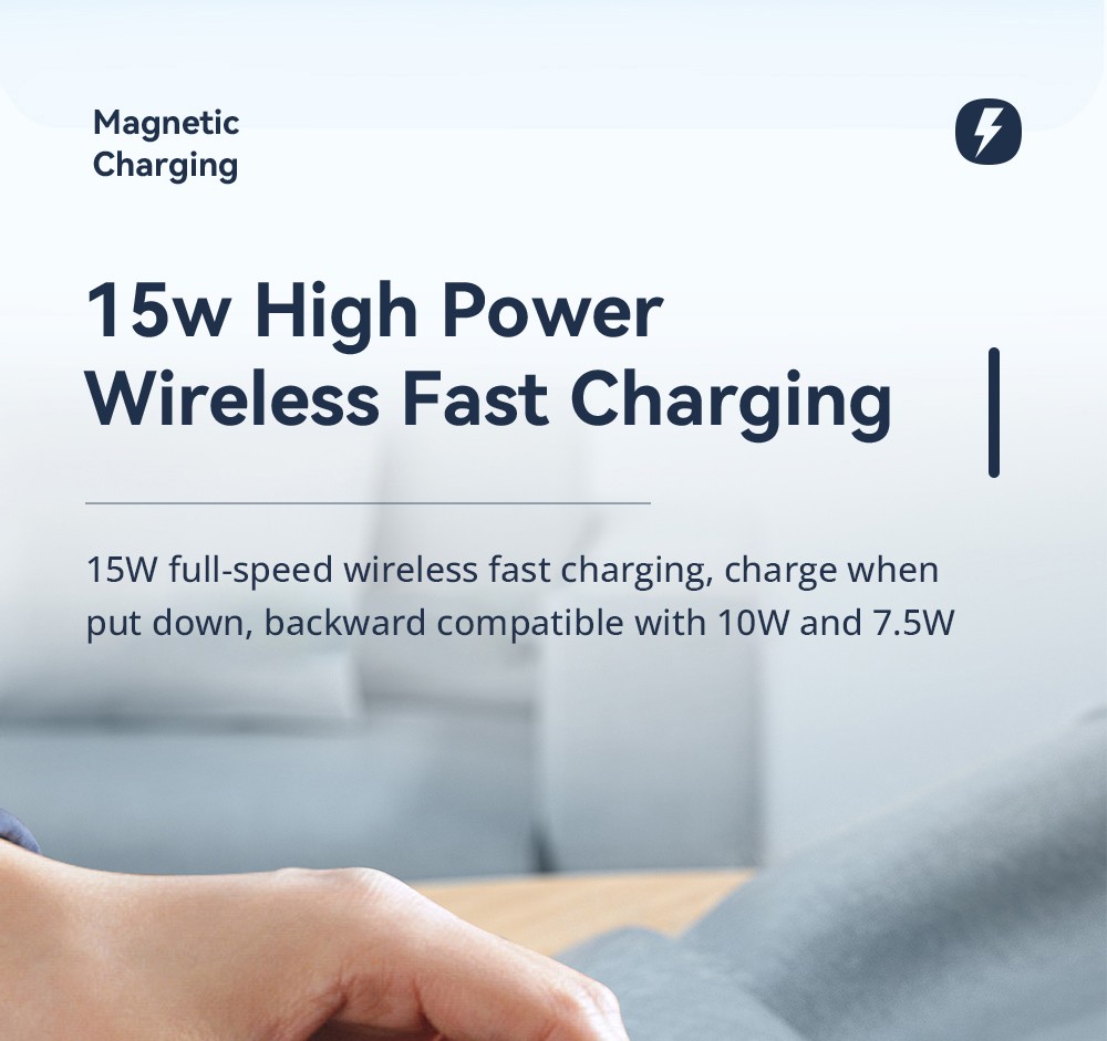 ESSAGER 4 in 1 Desktop Wireless Charger Phone Stand, PD 15W Fast Charging, for iPhone 15 / Huawei / Samsung / Apple Watch Pencil / Airpods